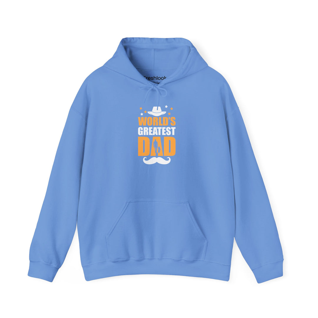 Dad’s Hooded Sweatshirt – World's Greatest Dad Design