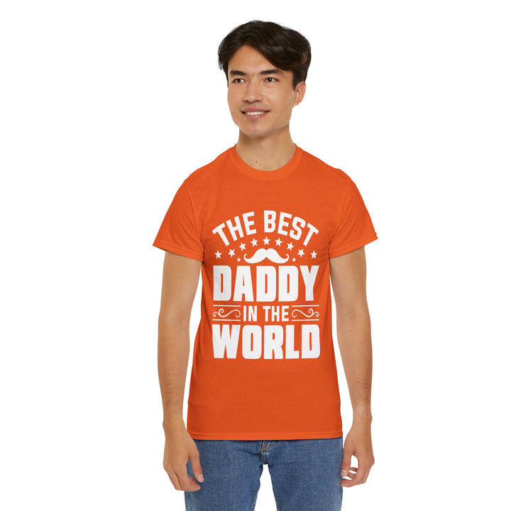 Dad's T-Shirt - The Best Daddy In The World Design