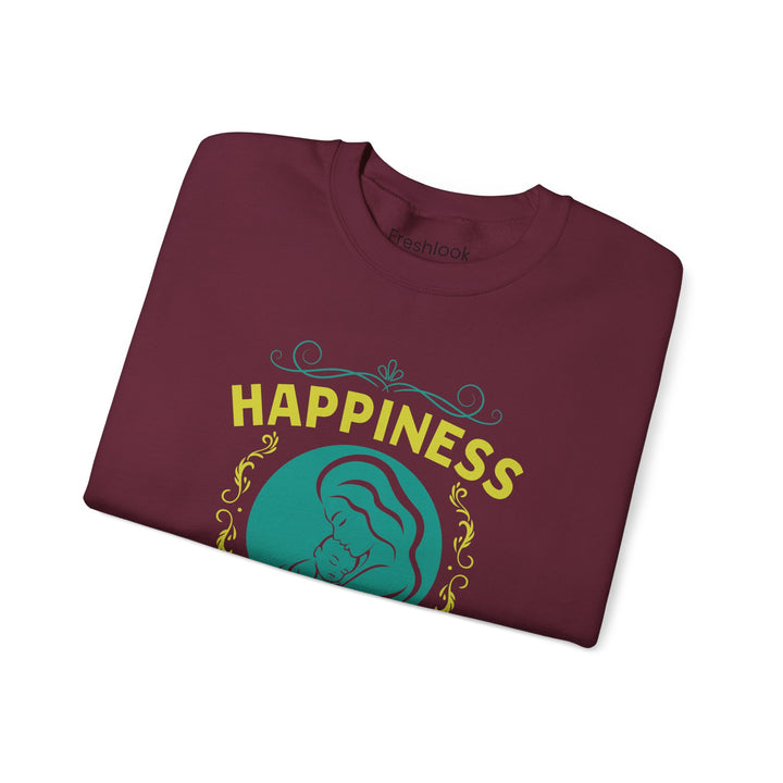 Mom's Sweatshirt  - Happiness is Being a Mom Design