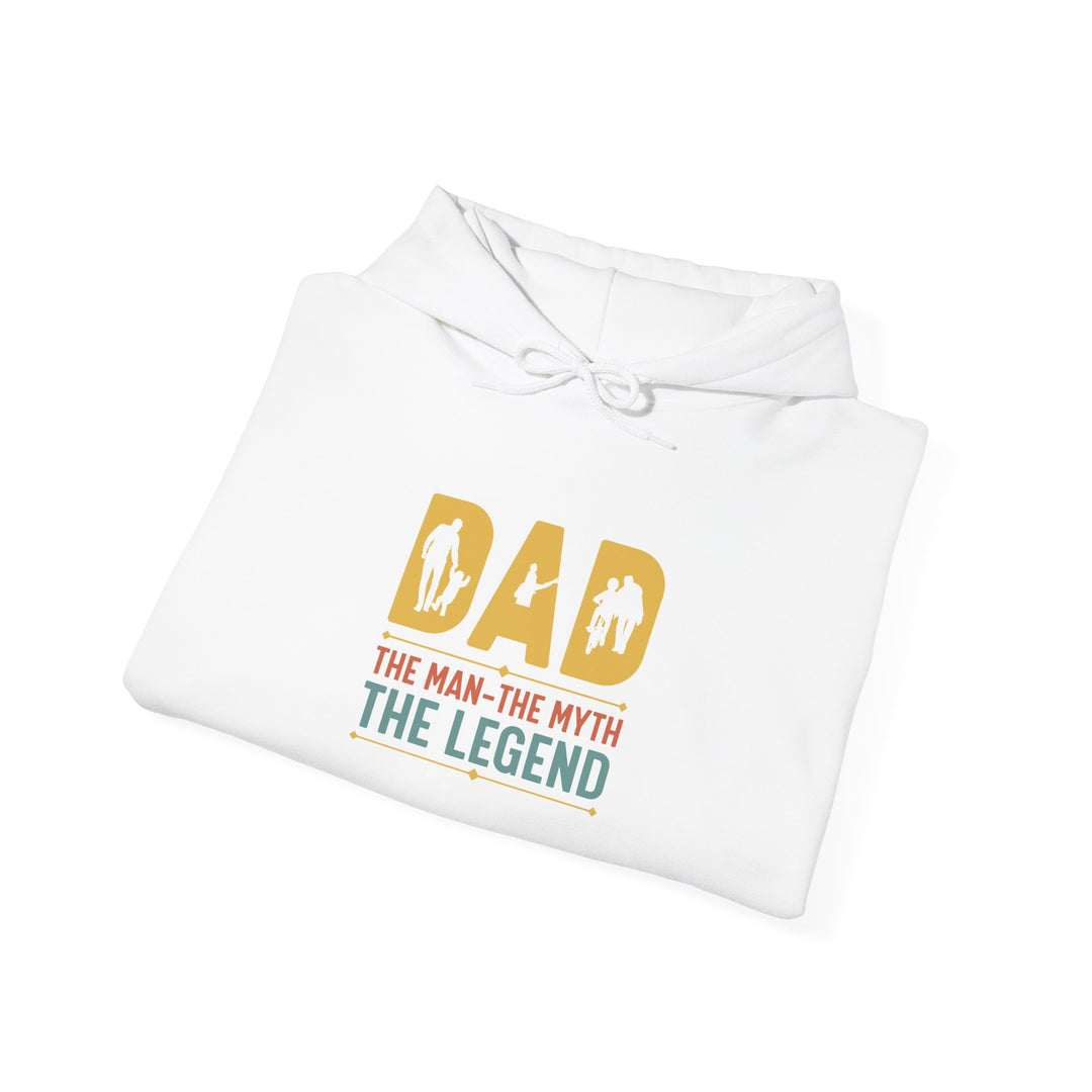 Dad’s Hooded Sweatshirt – Dad The Man The Myth The Legend Design