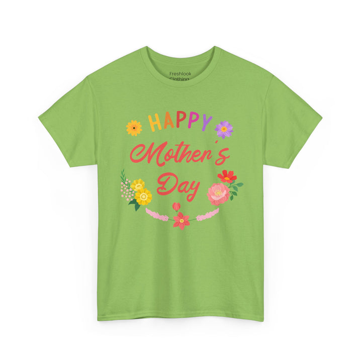 Mom T-Shirt - Happy Mother's Day Floral Design