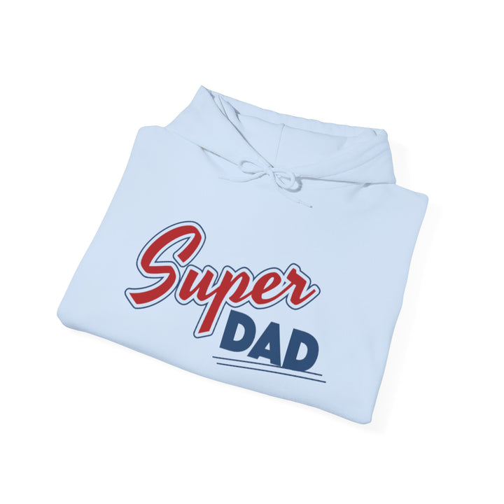 Dad’s Hooded Sweatshirt – Super Dad Unisex Hooded Design