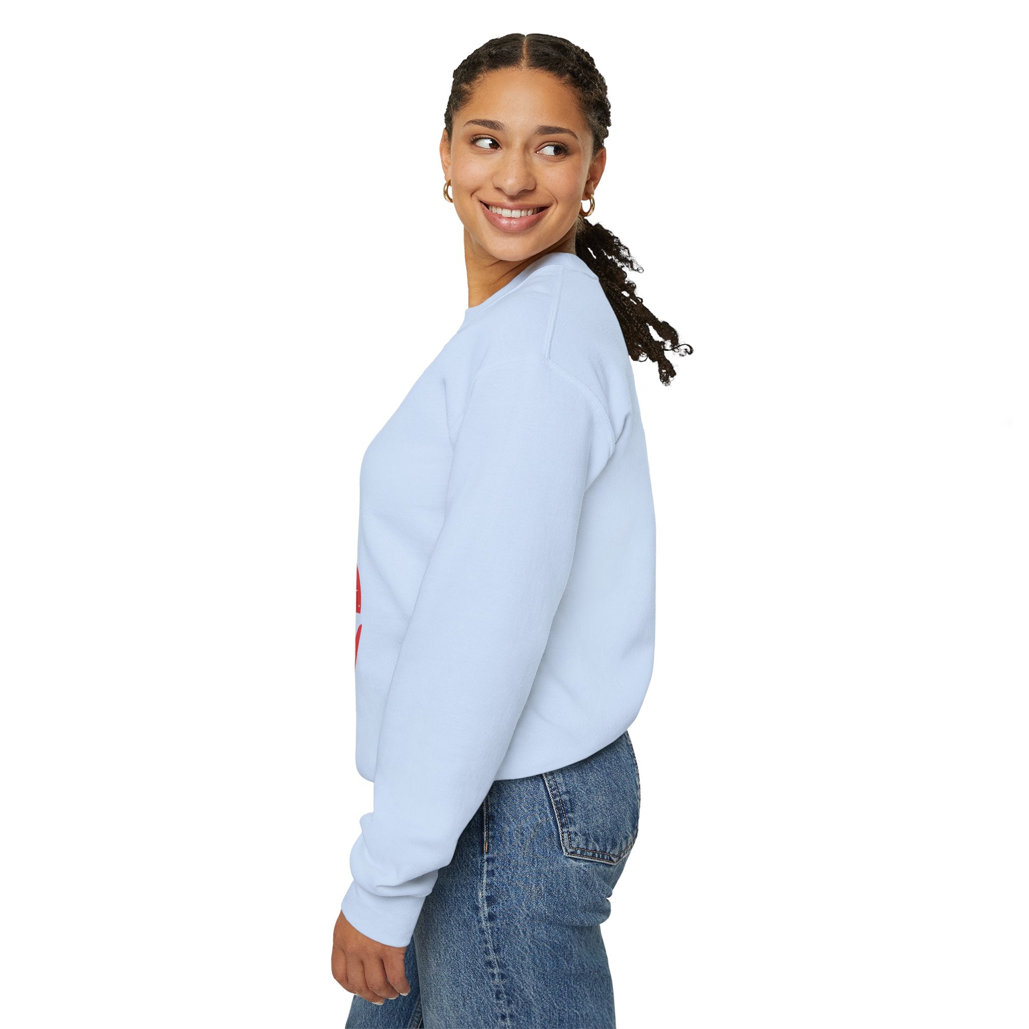 Mom Sweatshirt - Colorful MOMICORN Design