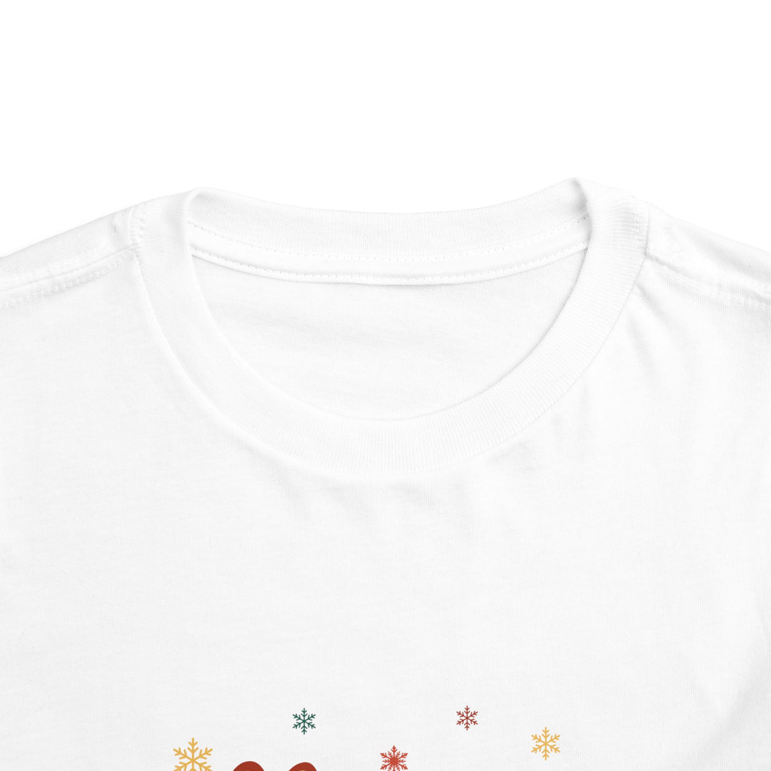 Toddler Christmas Tee — "Merry Christmas and Happy New Year" Holiday Shirt