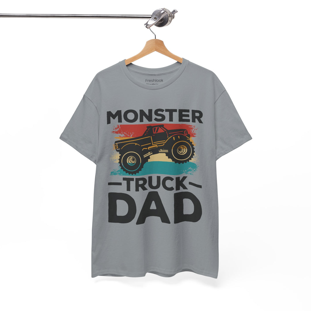 Dad's T-Shirt - Monster Truck Dad Design