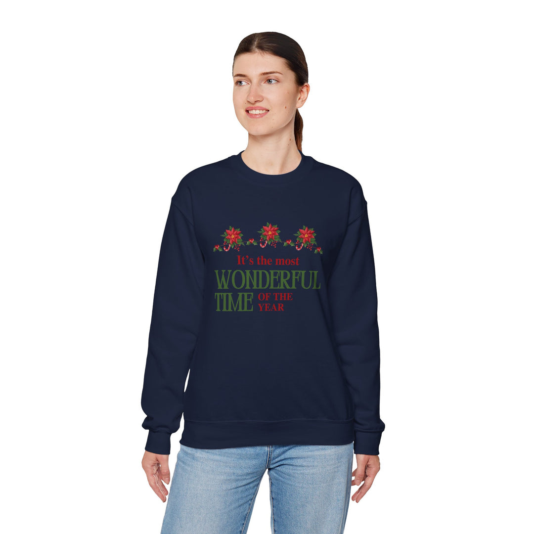 Sweatshirt — "It's the Most Wonderful Time of the Year" Holiday Crewneck