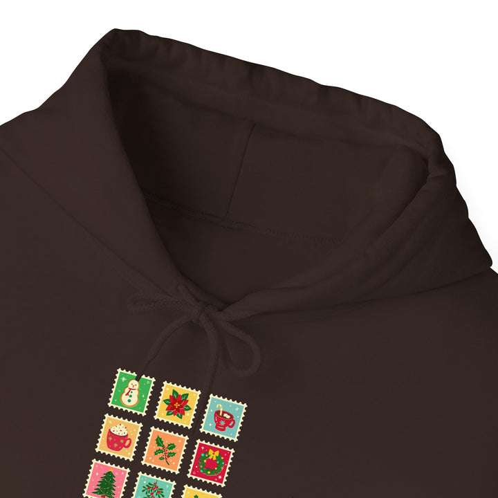 Christmas Cheer Hoodie — Festive Gift Icon Grid with "Christmas Every Day" Text