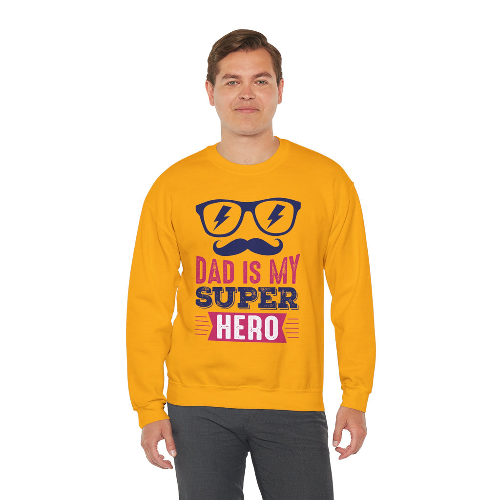 Dad’s Sweatshirt – Dad Is My Superhero Design