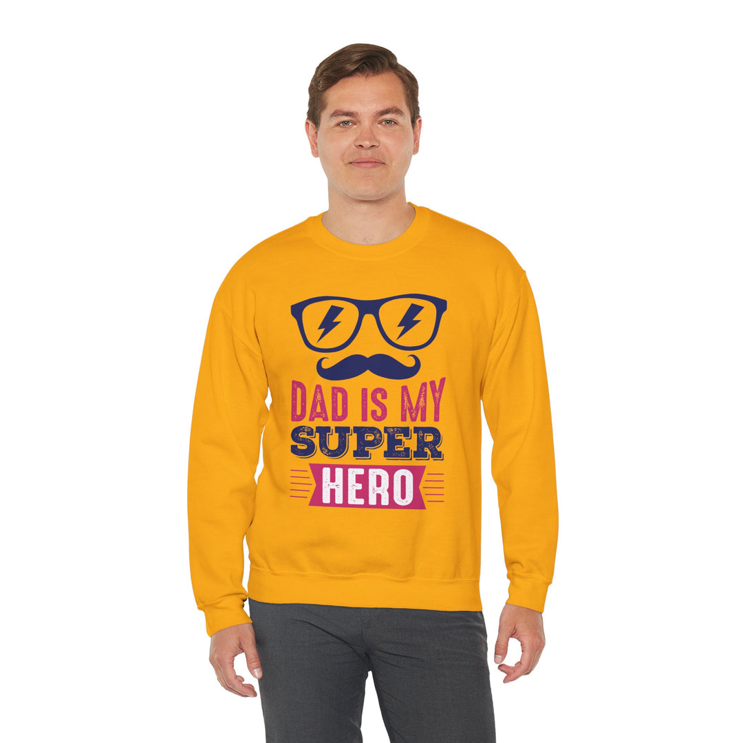 Dad’s Sweatshirt – Dad Is My Superhero Design