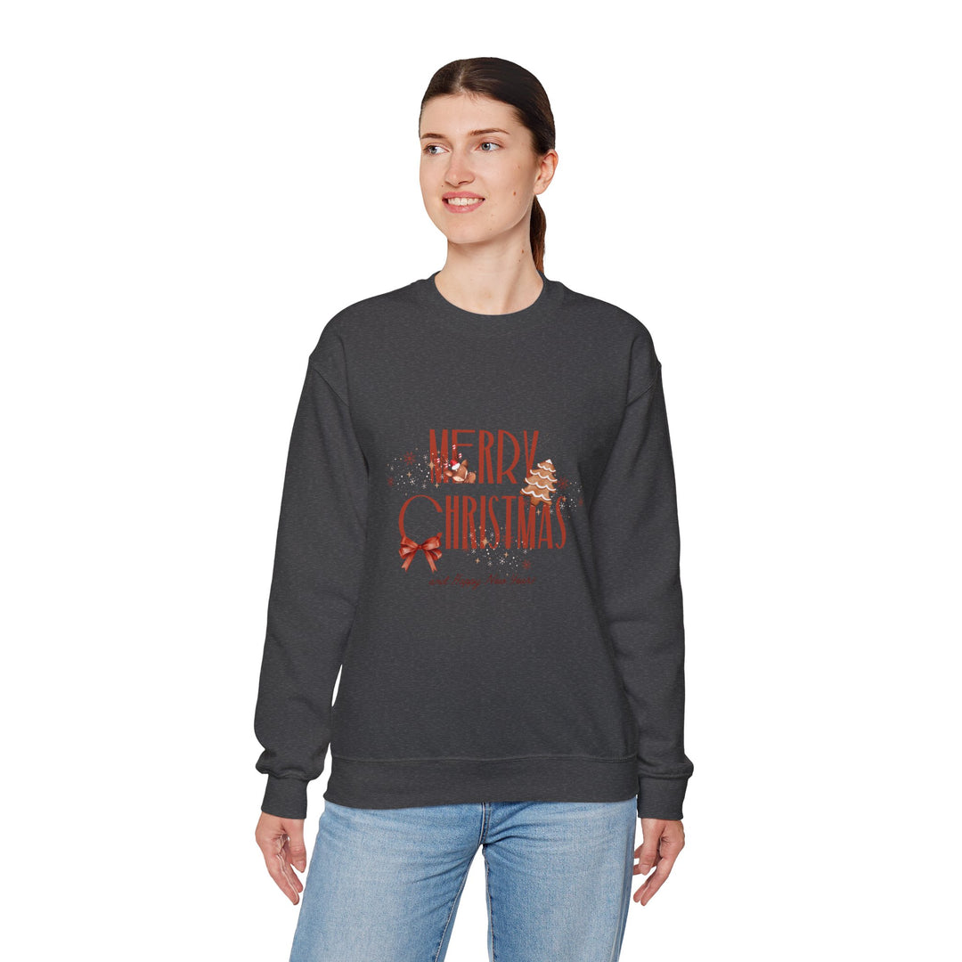 Merry Christmas Crewneck Sweatshirt – Vintage Holiday Graphic