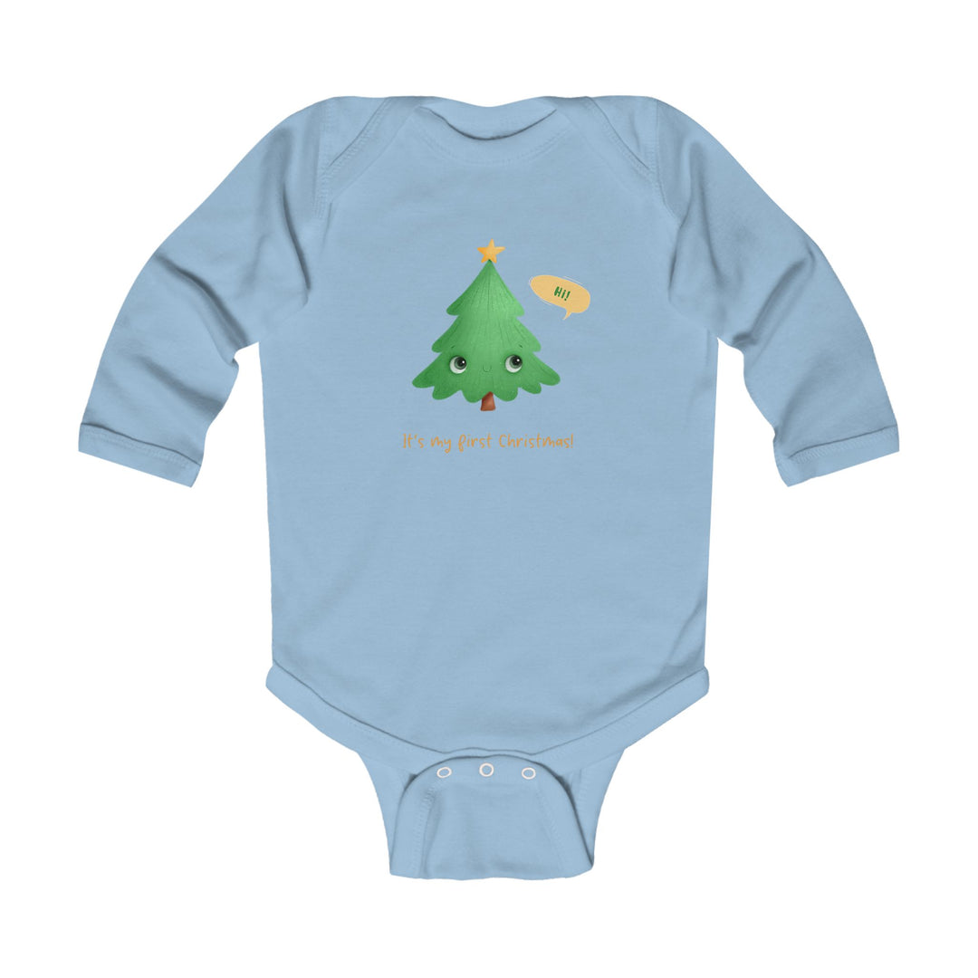 Infant Bodysuit - Cute Christmas Tree "It's My First Christmas" Holiday Baby One-Piece