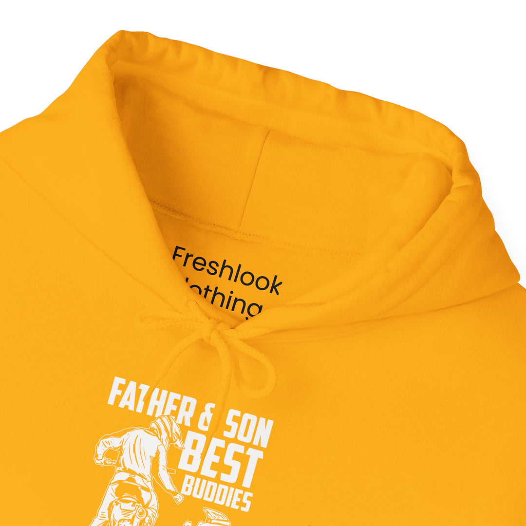 Dad’s Hooded Sweatshirt – Father & Son Best Buddies Forever Design