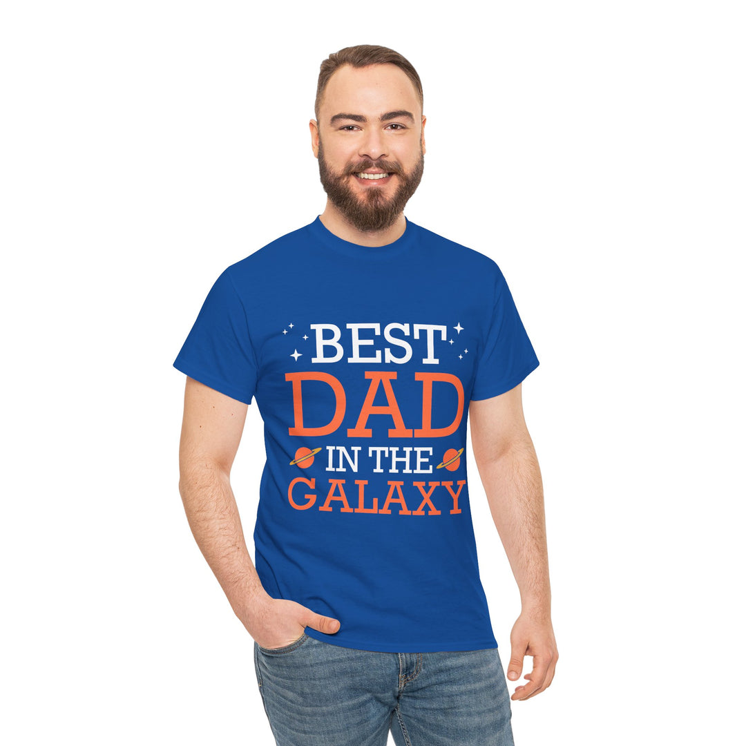 Dad's T-Shirt - Best Dad in the Galaxy Design