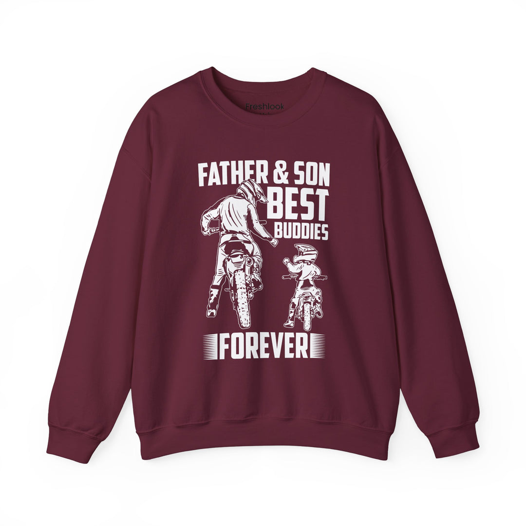 Dad’s Sweatshirt – Father & Son Best Buddies Forever Design