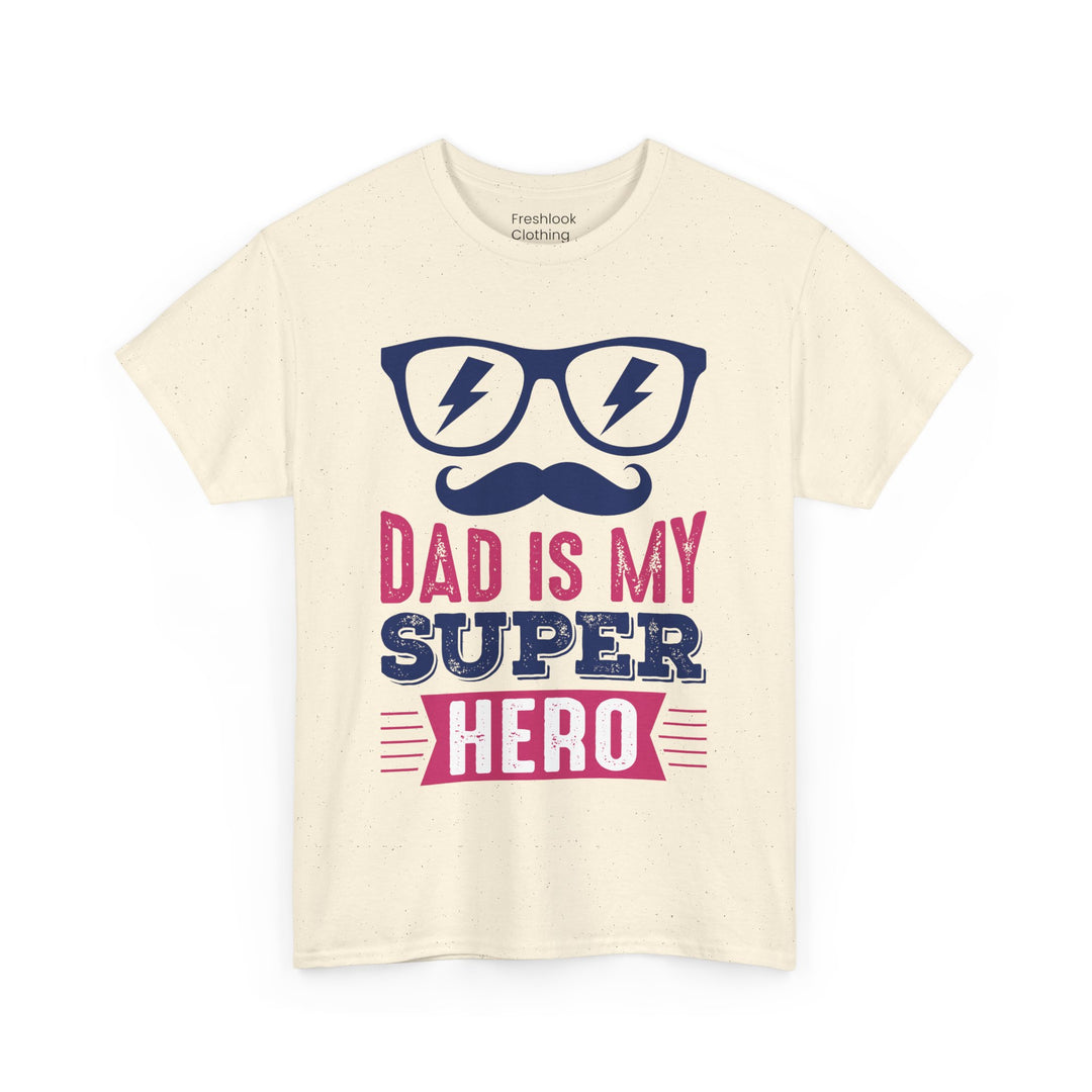 Dad's T-Shirt - Dad Is My Superhero Design