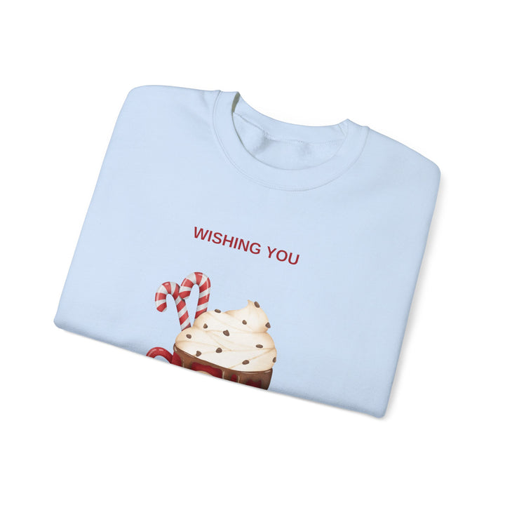 Joyful Christmas Hot Cocoa Sweatshirt - Cozy Holiday Crewneck