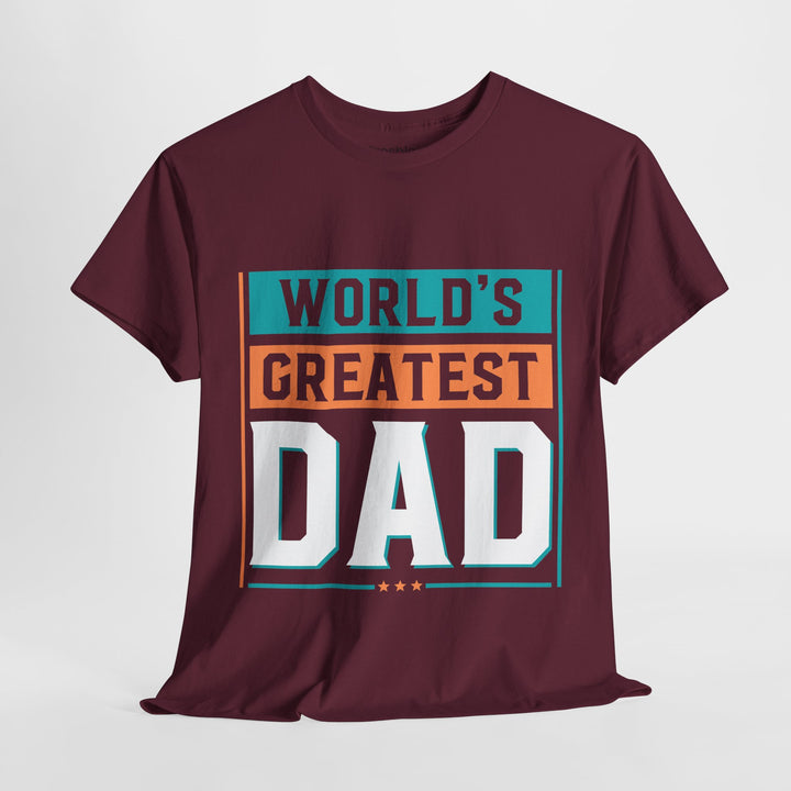 Dad's T-Shirt - World's Greatest Dad Design