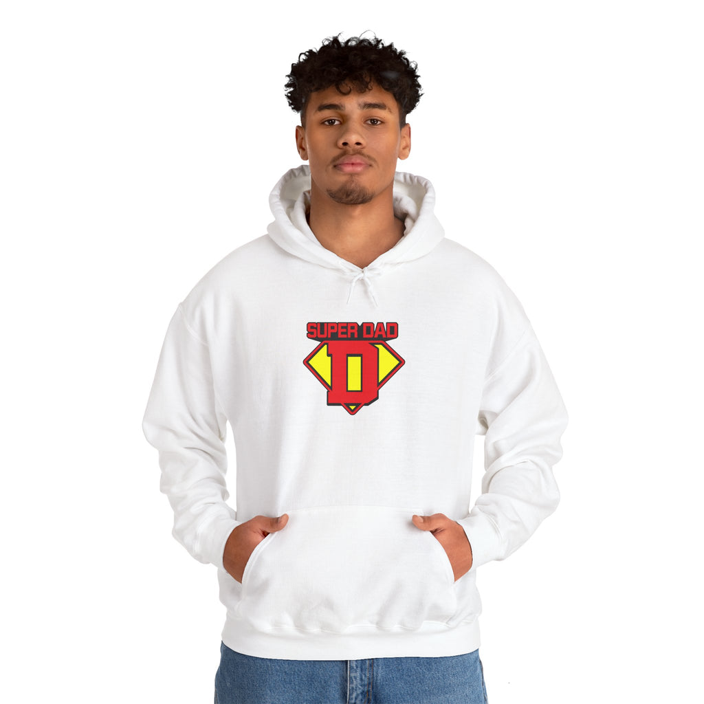 Dad’s Hooded Sweatshirt – Super Dad Design