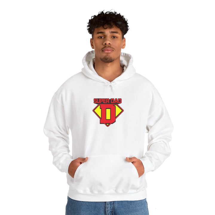 Dad’s Hooded Sweatshirt – Super Dad Design