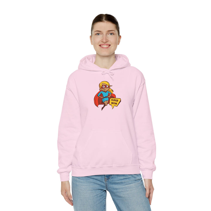 Mom's Unisex Hooded Sweatshirt - Super Mom Design