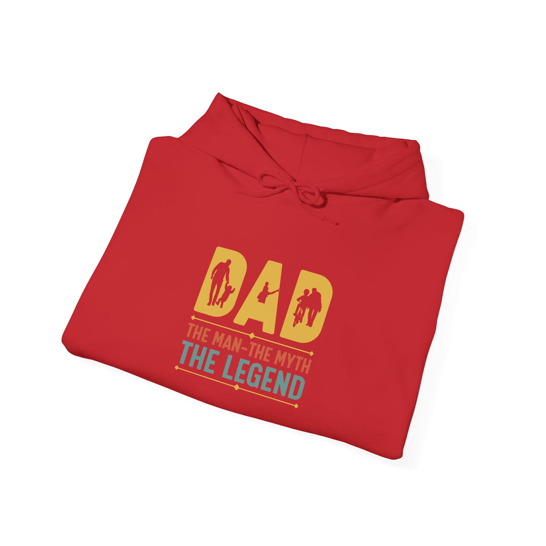 Dad’s Hooded Sweatshirt – Dad The Man The Myth The Legend Design