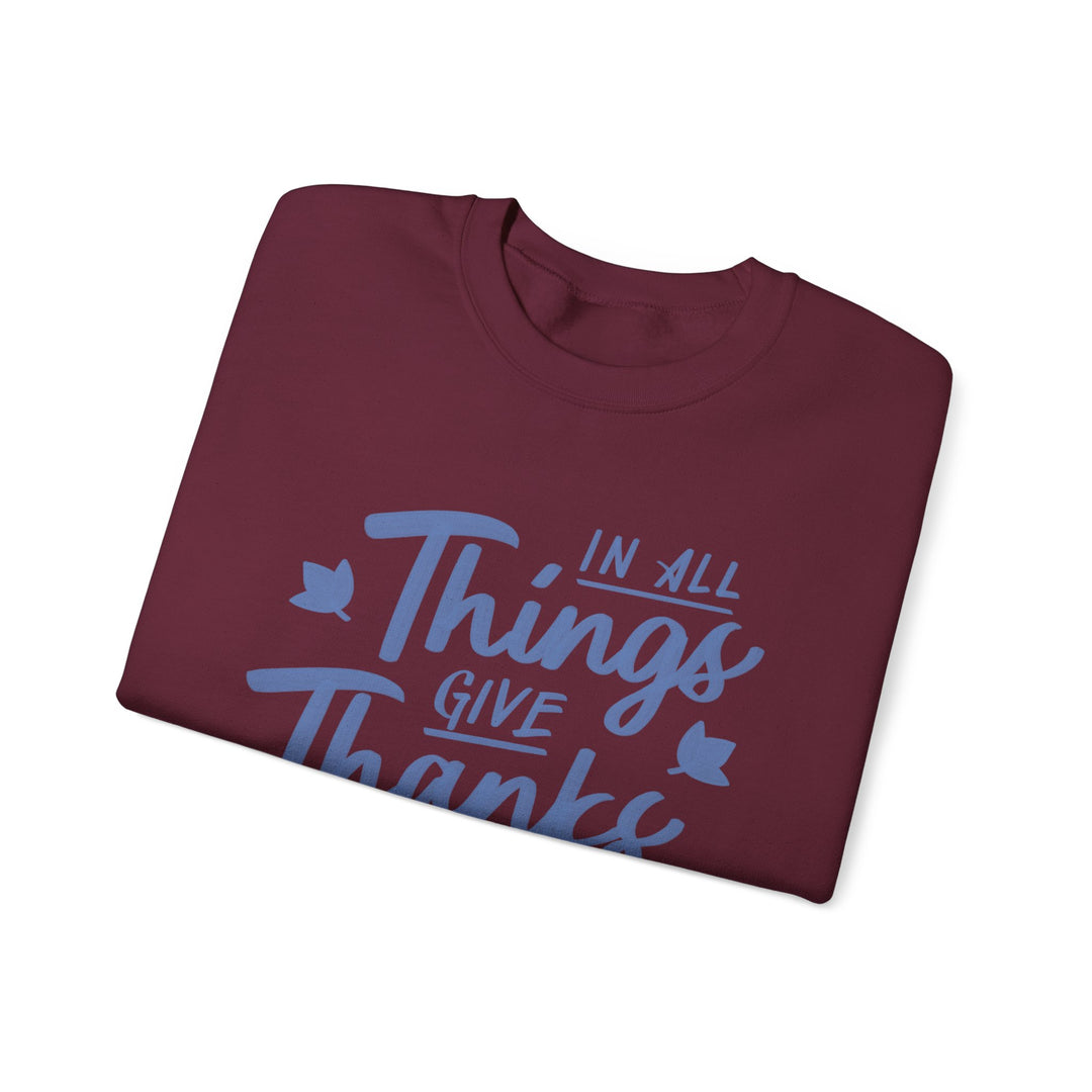 In All Things Give Thanks Design