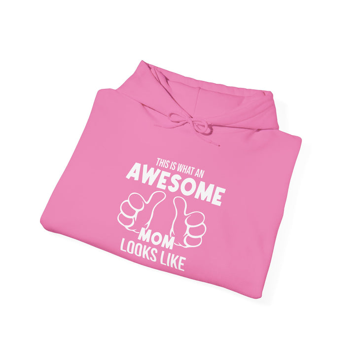 Mom's Unisex Hooded Sweatshirt  - Awesome Mom - Comfortable Awesome Mom Hoodie for Family Time