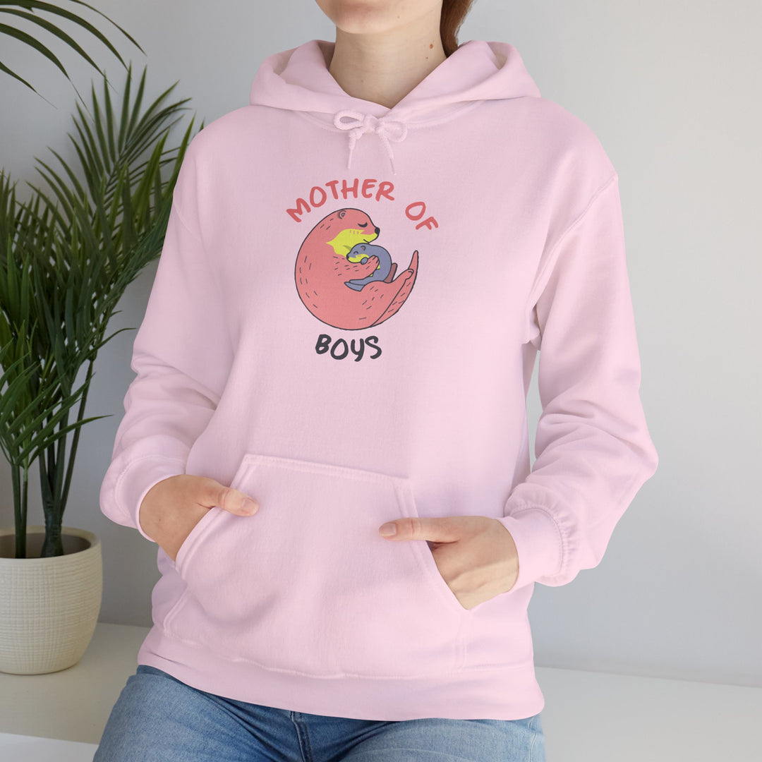 Mom's Unisex Hooded Sweatshirt – Mother of Boys Design
