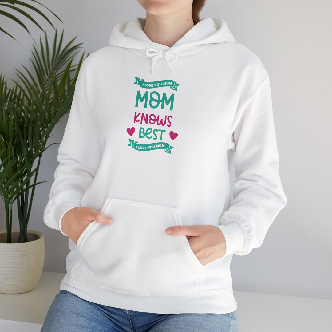 Mom's Hooded Sweatshirt – MOM Knows Best Design