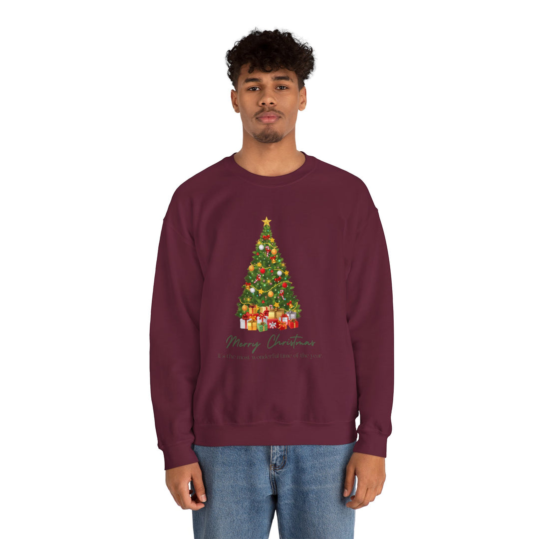 Christmas Tree Sweatshirt — Merry Christmas Holiday Crewneck