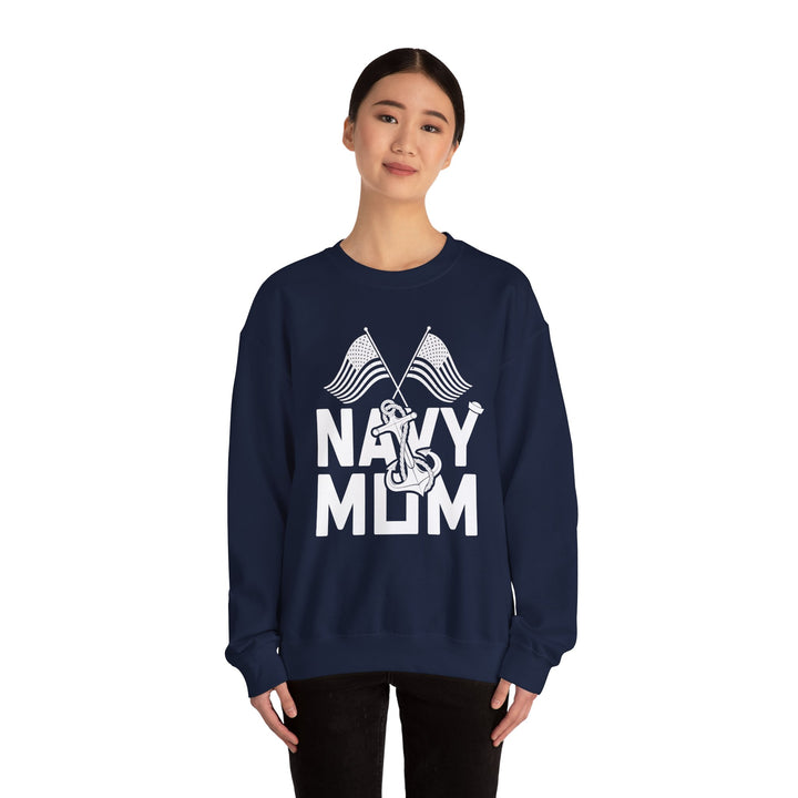 Mom's Sweatshirt - Navy Mom Design – Proud Military Family Apparel