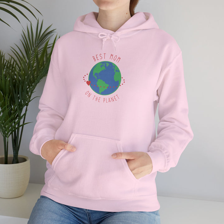 Mom's Hooded Sweatshirt – Best Mom on the Planet Design