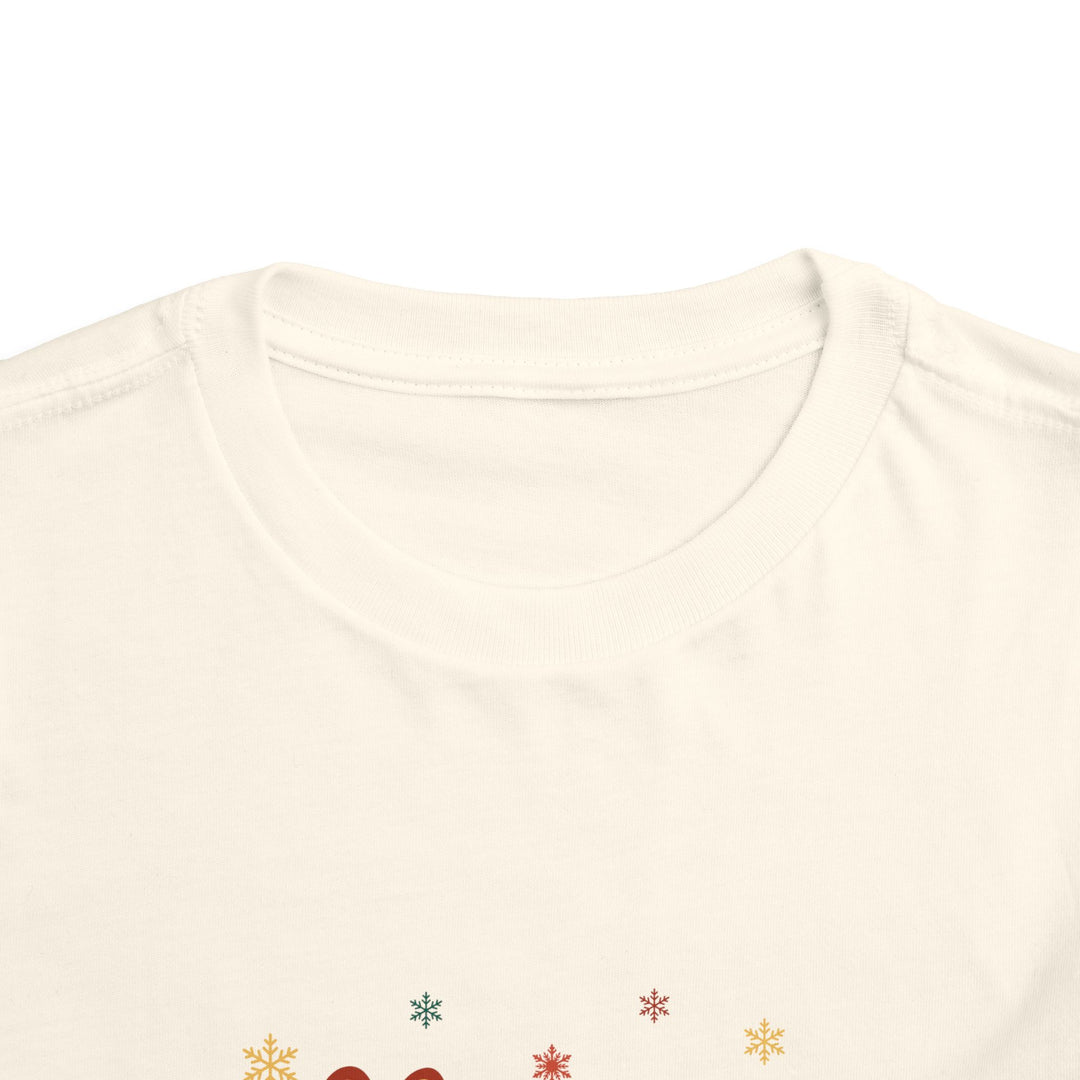 Toddler Christmas Tee — "Merry Christmas and Happy New Year" Holiday Shirt