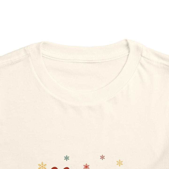 Toddler Christmas Tee — "Merry Christmas and Happy New Year" Holiday Shirt