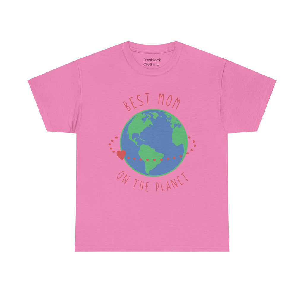 Mom T-Shirt - Best Mom on the Planet Design