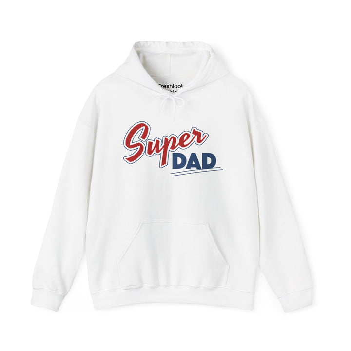 Dad’s Hooded Sweatshirt – Super Dad Unisex Hooded Design