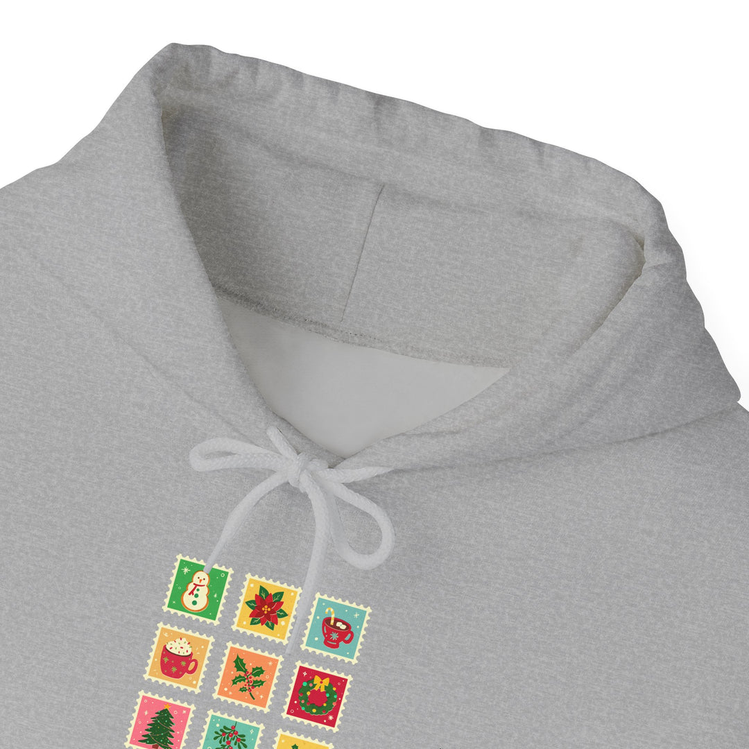 Christmas Cheer Hoodie — Festive Gift Icon Grid with "Christmas Every Day" Text