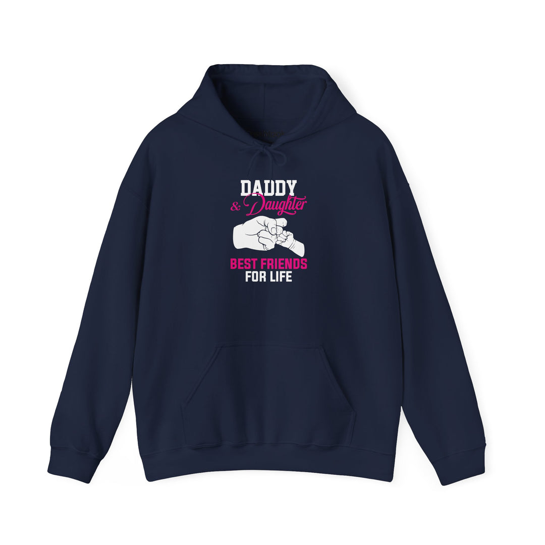 Dad’s Hooded Sweatshirt – Daddy & Daughter Best Friends Forever Design