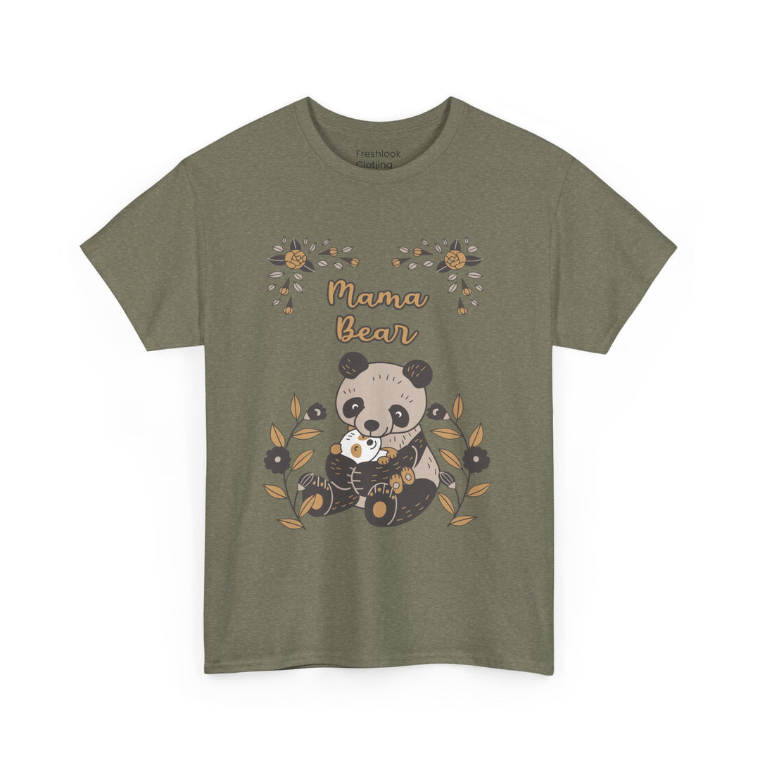 Mom's T-Shirt - Mama Bear - Cute Panda Design for Moms Design