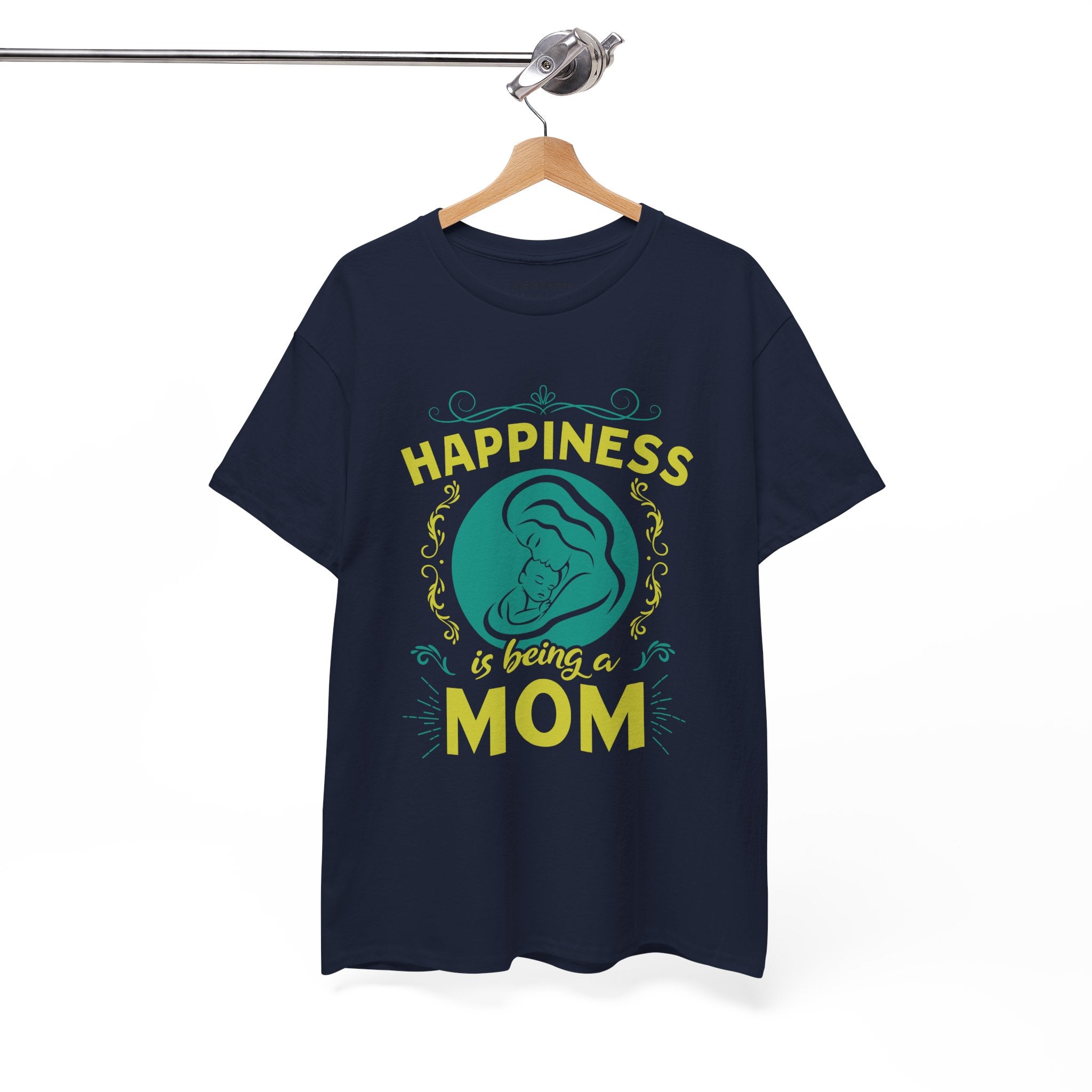 Mom T-Shirt - Happiness is Being a Mom Design