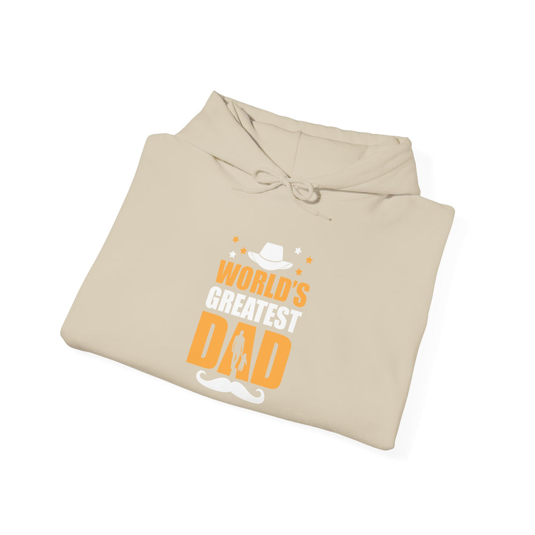 Dad’s Hooded Sweatshirt – World's Greatest Dad Design