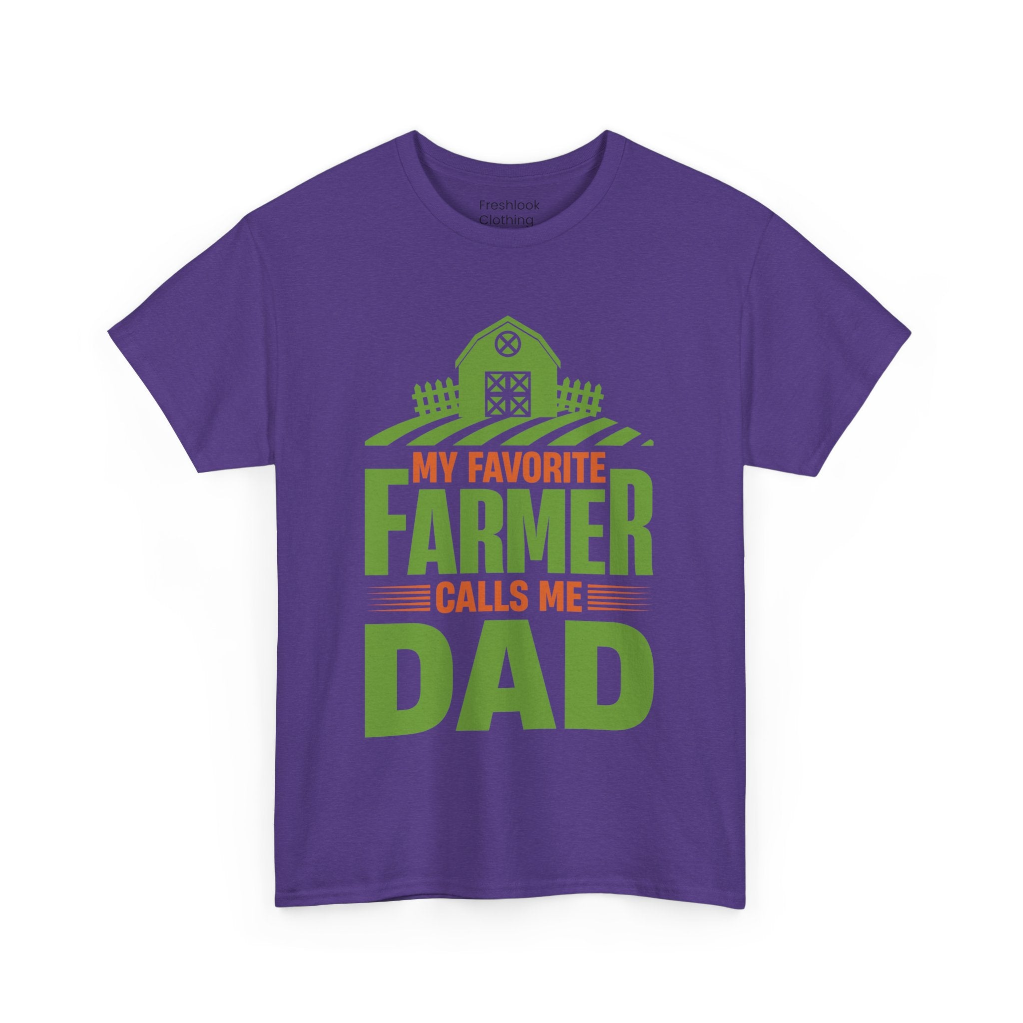 Dad's T-Shirt - My Favorite Farmer Calls Me Dad Design