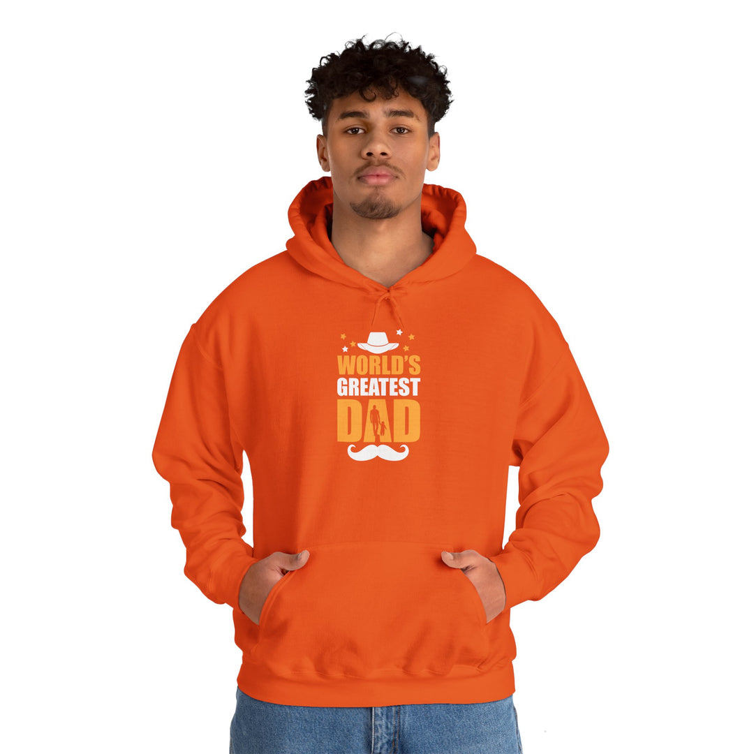 Dad’s Hooded Sweatshirt – World's Greatest Dad Design