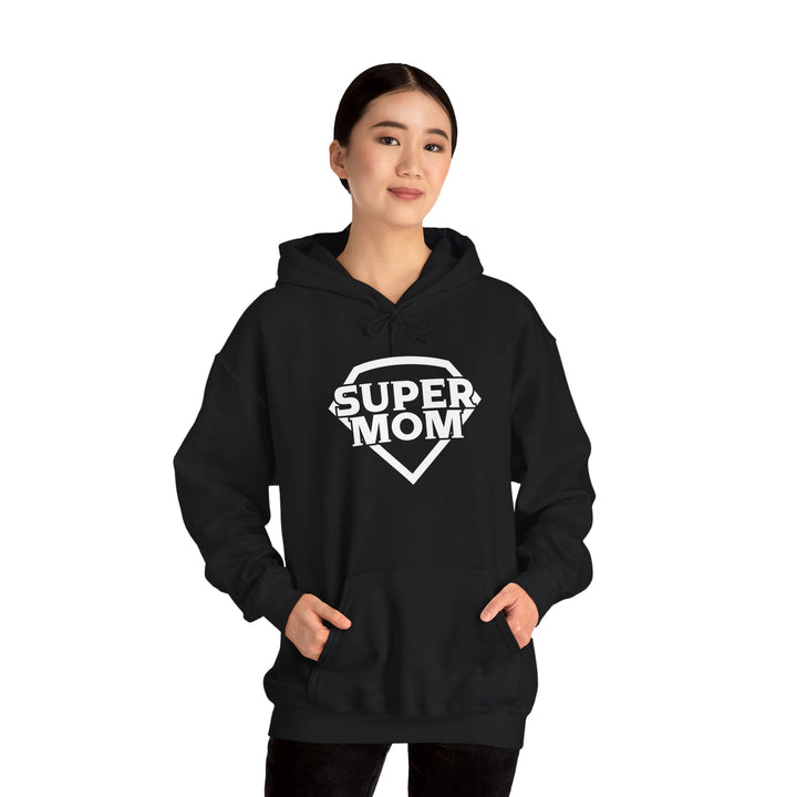 Mom's Unisex Hooded Sweatshirt - Super Mom Design