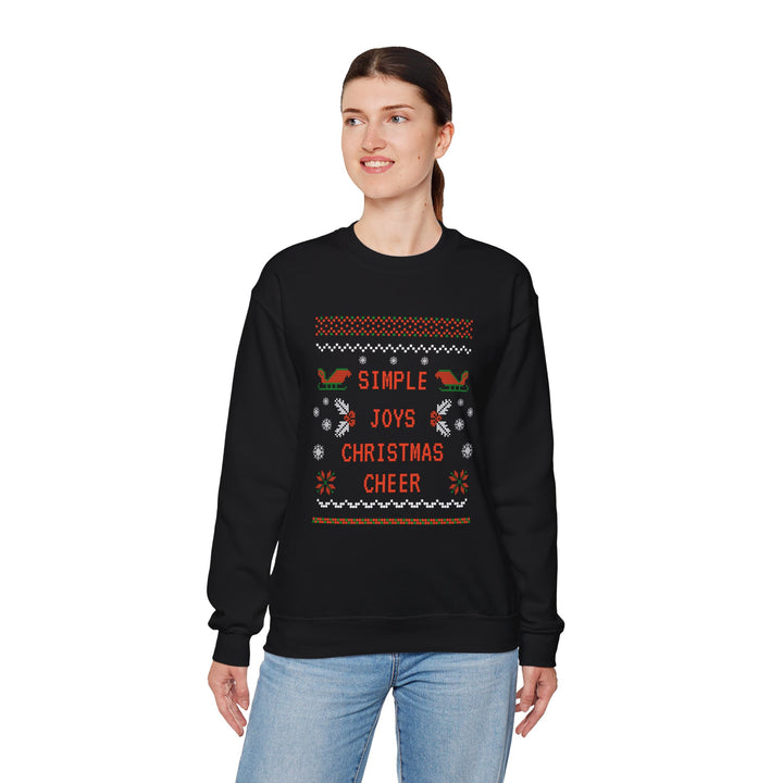 Unisex Heavy Blend Crewneck Sweatshirt, Christmas Joy Sweatshirt