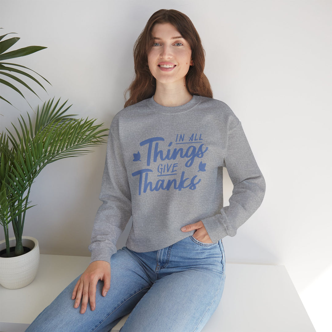 In All Things Give Thanks Design